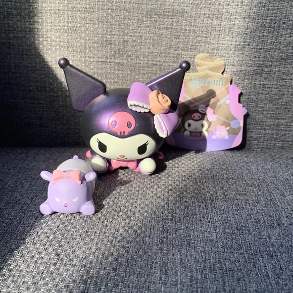 Sanrio Kuromi Buddy Figurine Free Stickers With Purchase Miniso Mystery Box Find - Picture 1 of 4
